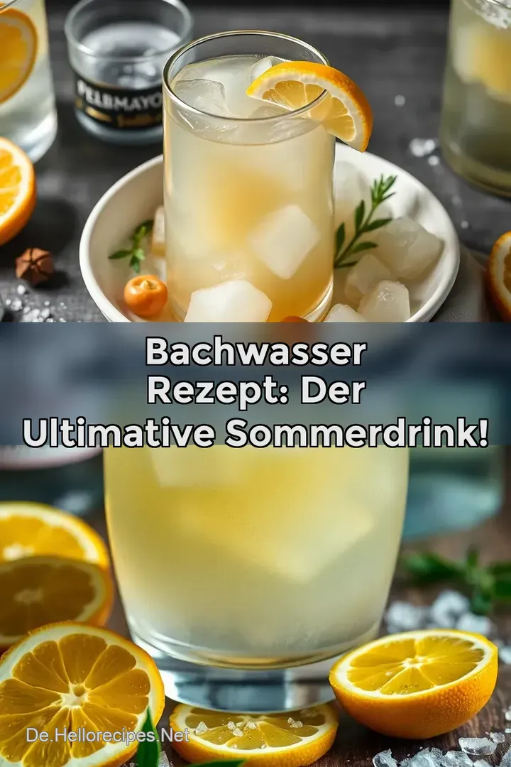 Bachwasser Rezept: Der ultimative Sommerdrink!