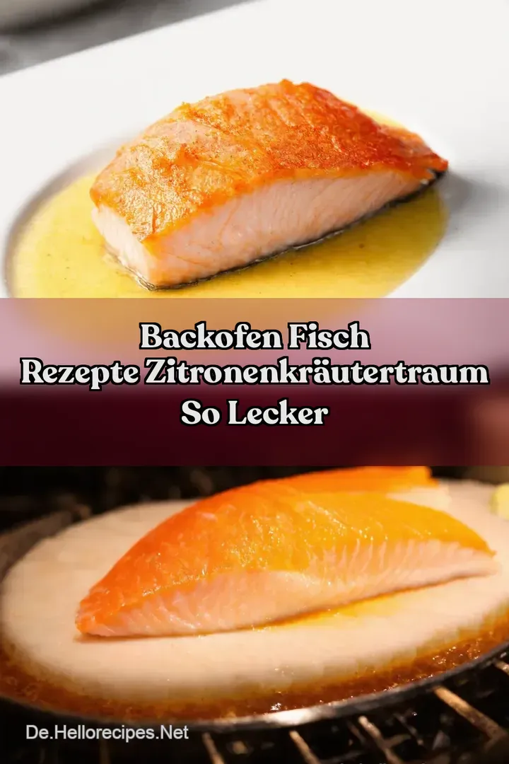 Backofen Fisch Rezepte ZitronenKräuterTraum so lecker