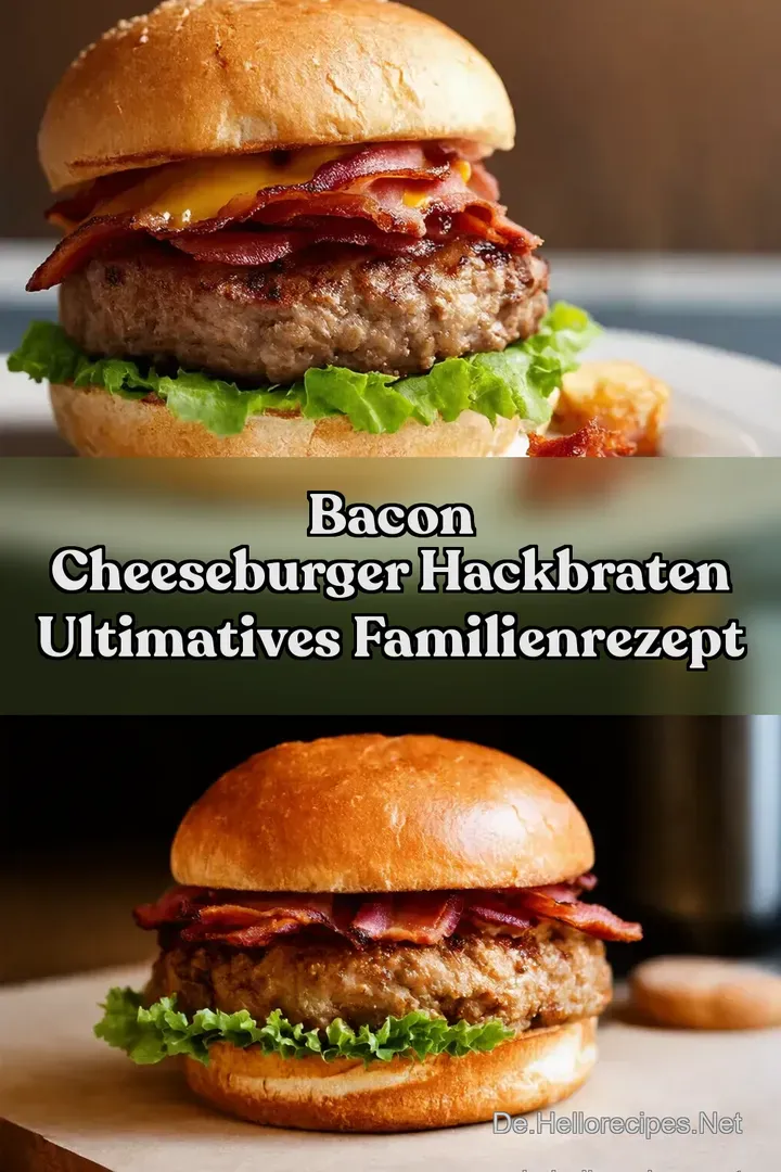 Bacon Cheeseburger Hackbraten Ultimatives Familienrezept
