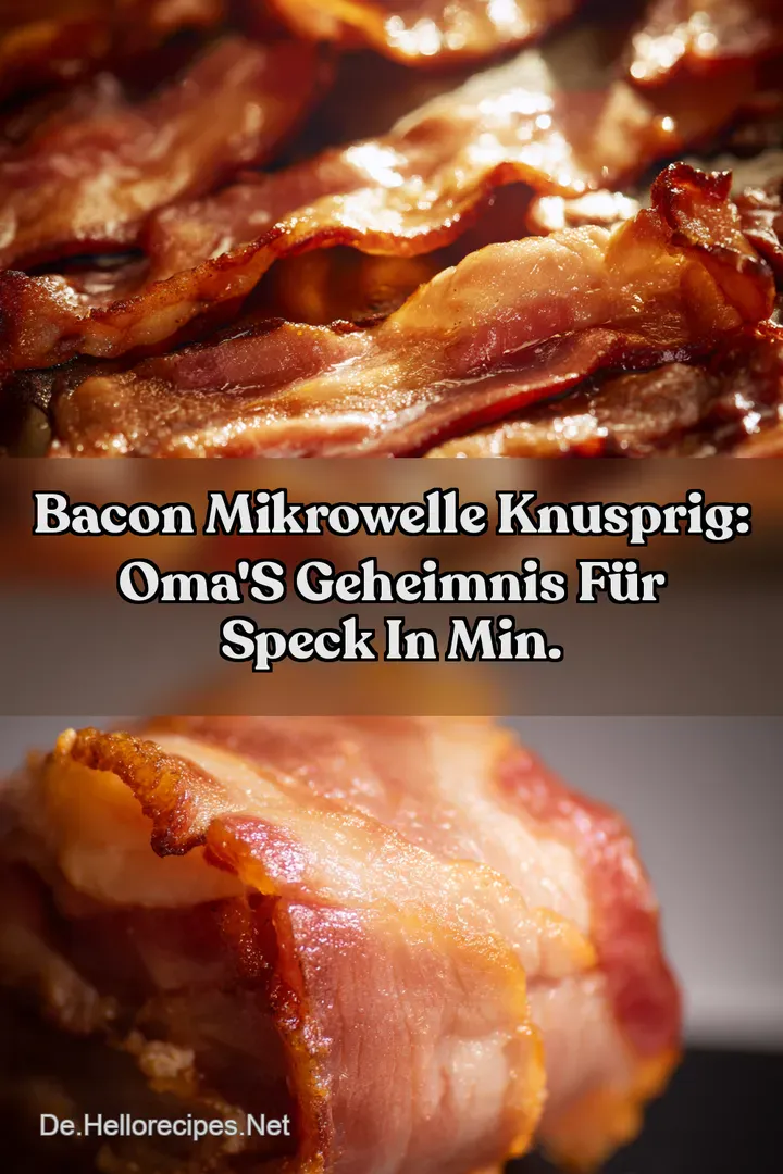 Bacon Mikrowelle Knusprig: Oma&#039 s Geheimnis für Speck in Min.