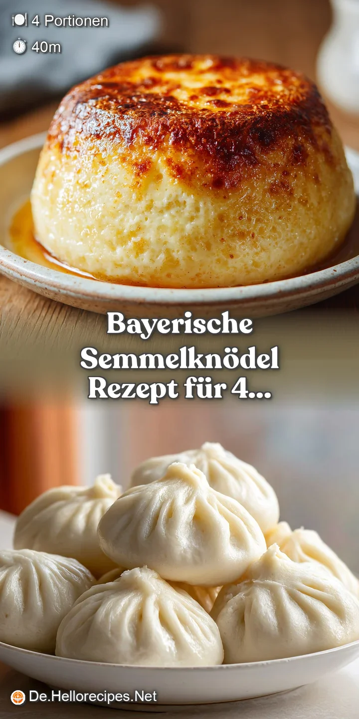 Close-up reveals the slightly crusty exterior of a bread dumpling, inviting steam, and glistening savory gravy.