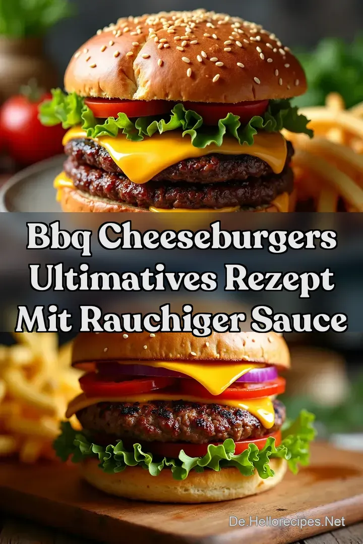 BBQ Cheeseburgers Ultimatives Rezept mit rauchiger Sauce