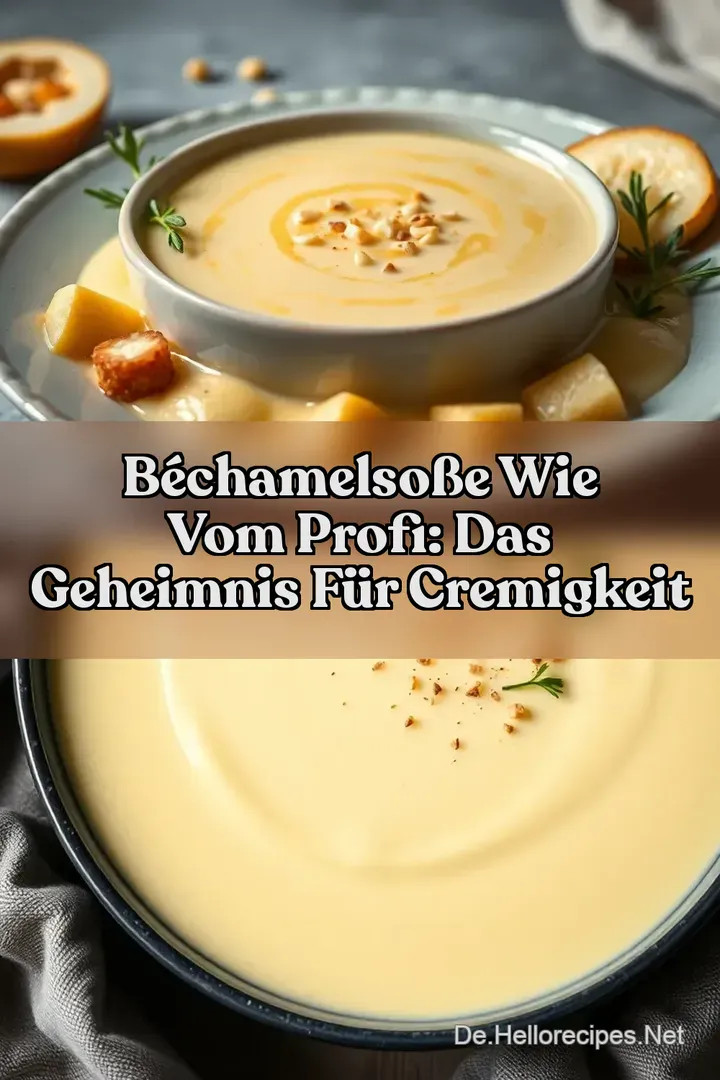 Béchamelsoße wie vom Profi: Das Geheimnis für Cremigkeit