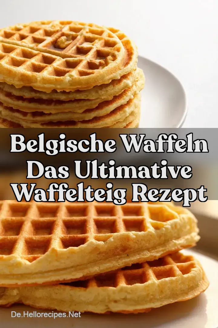 Belgische Waffeln Das Ultimative Waffelteig Rezept