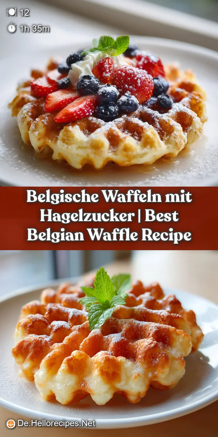 Close-up of a warm Belgian waffle, revealing its fluffy interior and crunchy pearl sugar exterior.