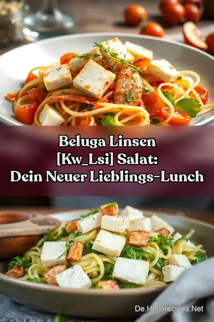 Beluga Linsen [kw_lsi] Salat: Dein neuer Lieblings-Lunch