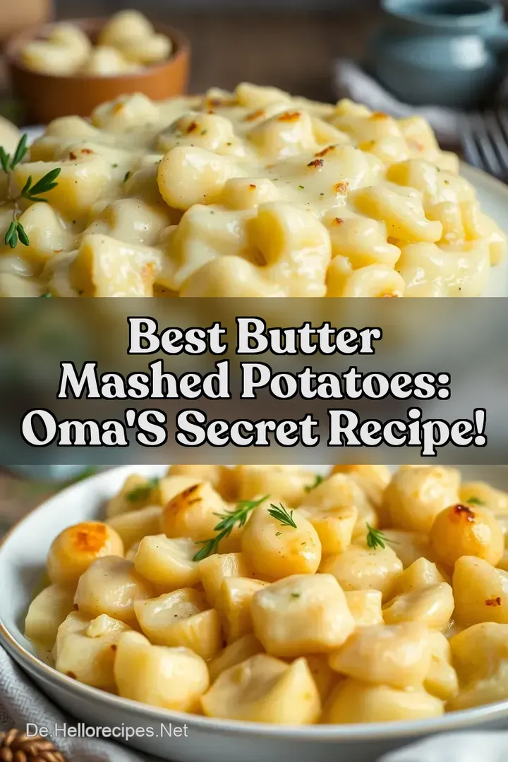 Best Butter Mashed Potatoes: Oma&#039 s Secret Recipe!