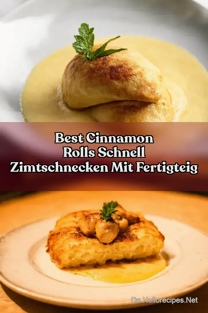 Best Cinnamon Rolls Schnell Zimtschnecken mit Fertigteig
