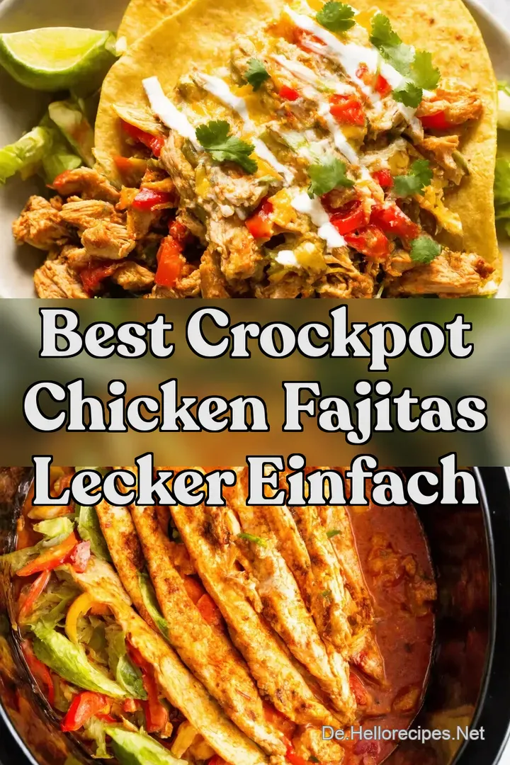Best Crockpot Chicken Fajitas Lecker Einfach