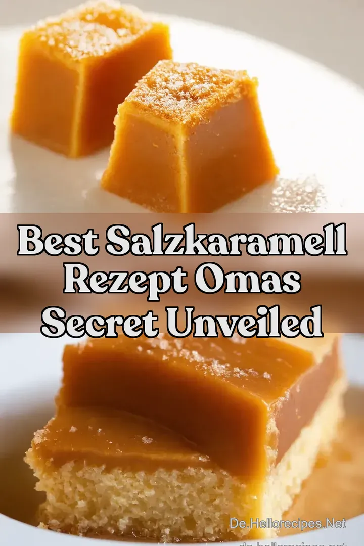 Best Salzkaramell Rezept Omas Secret Unveiled