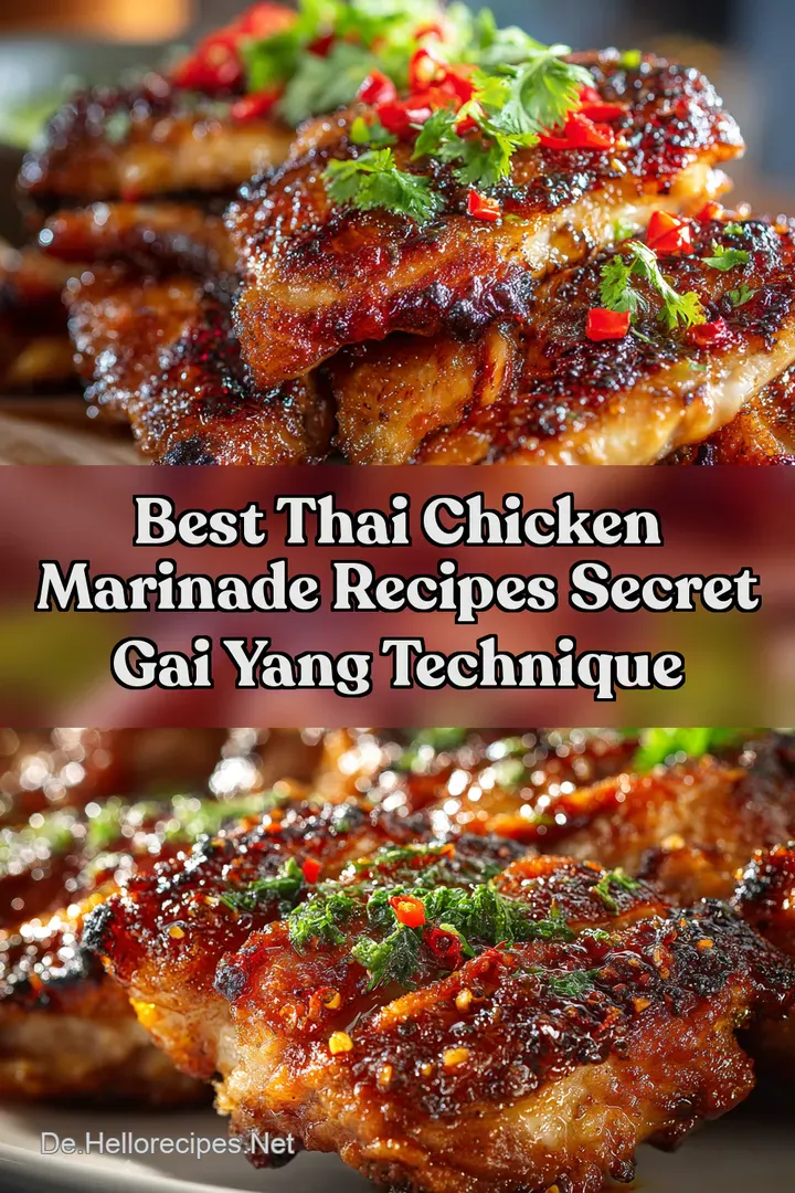 Best Thai Chicken Marinade Recipes Secret Gai Yang Technique
