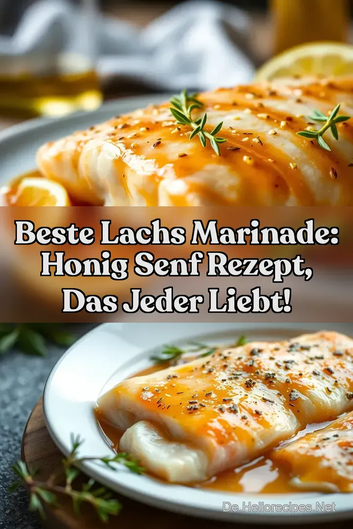 BESTE Lachs Marinade: Honig Senf Rezept das Jeder Liebt!