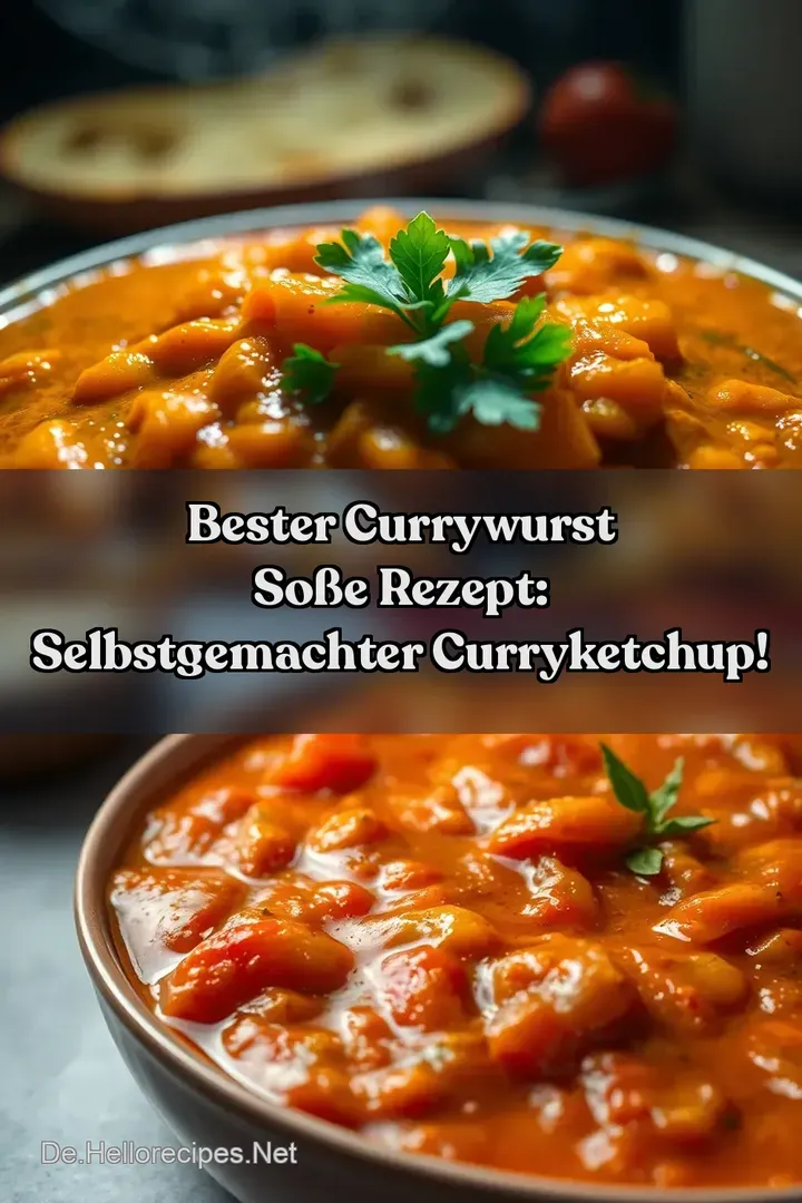 Bester Currywurst Soße Rezept: Selbstgemachter Curryketchup!