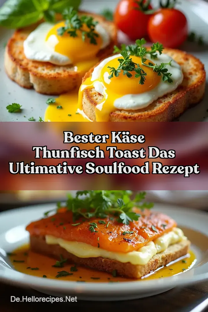 Bester K&auml;se Thunfisch Toast Das ultimative Soulfood Rezept