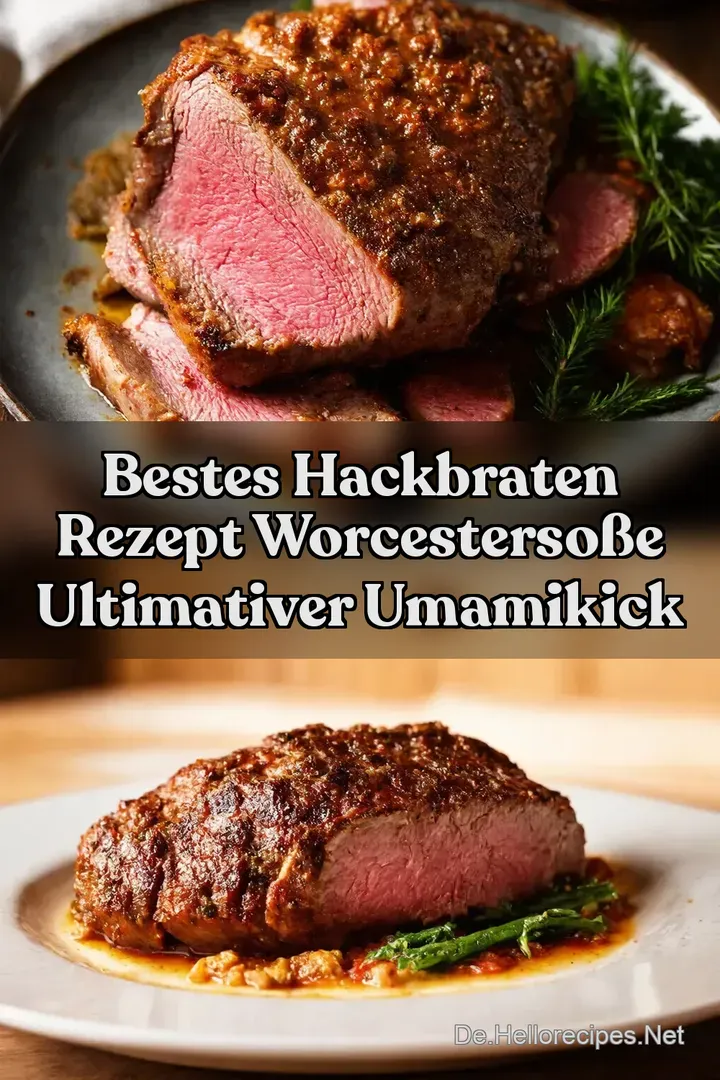 Bestes Hackbraten Rezept worcesterso&szlig;e Ultimativer UmamiKick
