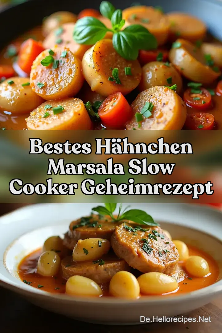 Bestes H&auml;hnchen Marsala Slow Cooker Geheimrezept