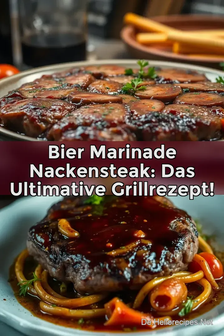 Bier Marinade Nackensteak: Das ultimative Grillrezept!