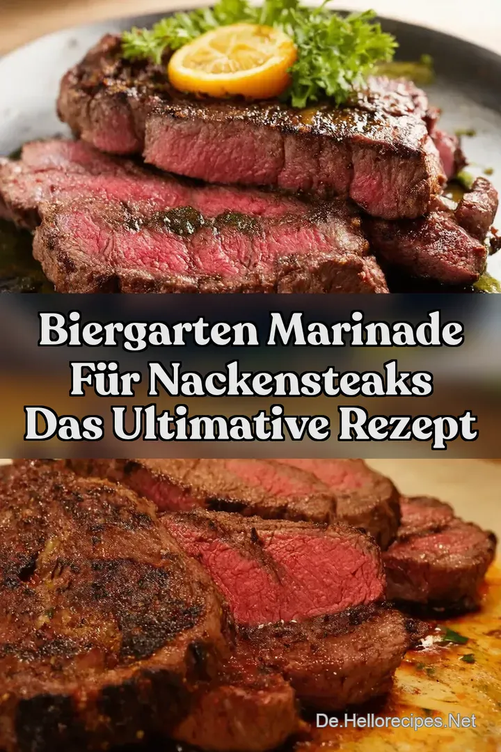 Biergarten marinade für nackensteaks Das ultimative Rezept