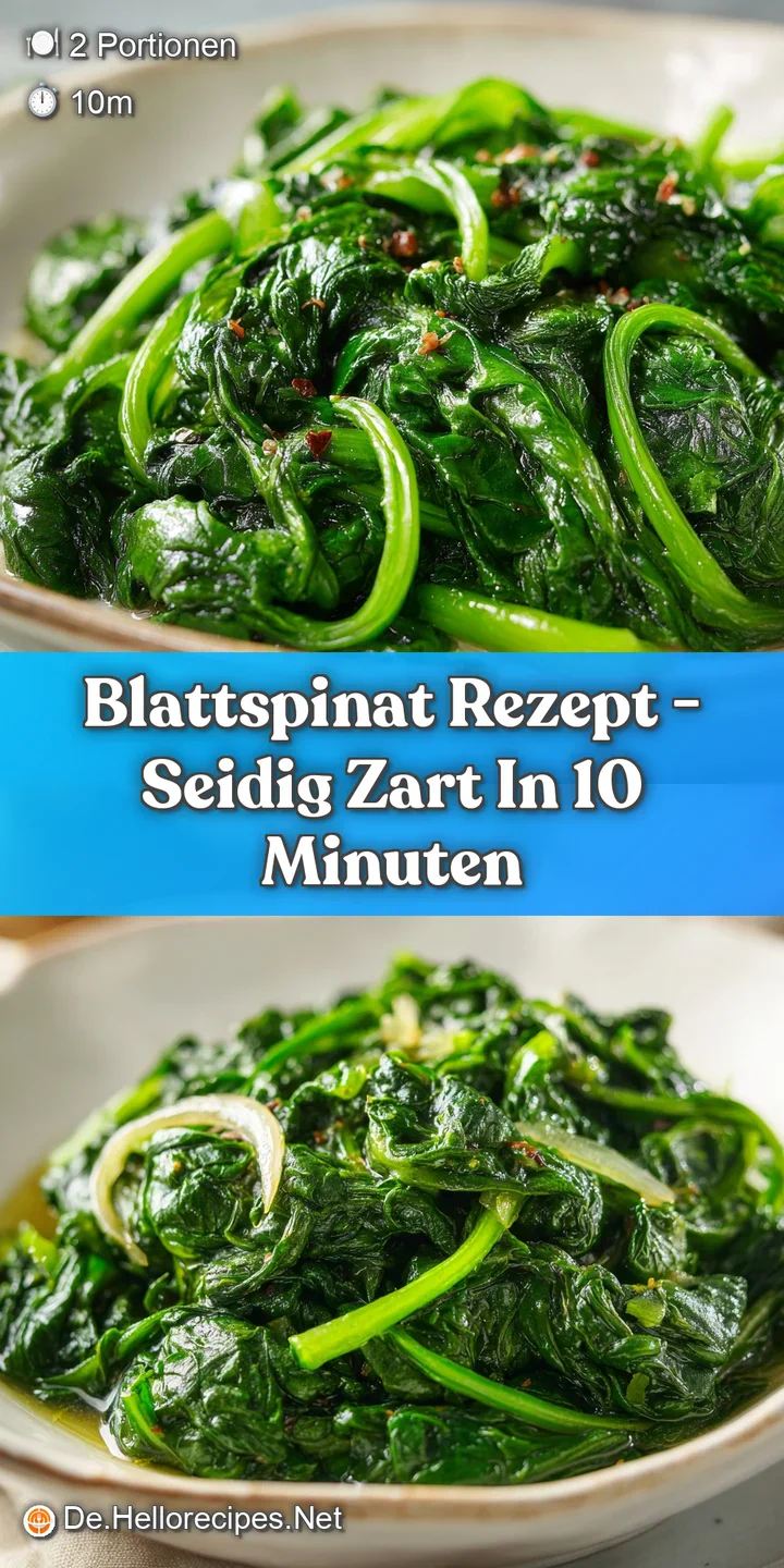 Close-up of tender wilted spinach, glistening with sauteed garlic and olive oil. A simple yet flavorful dish, ready to be ...