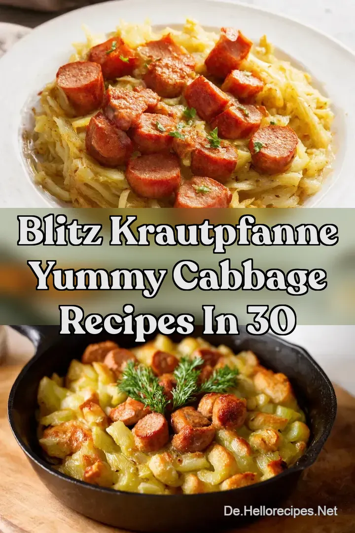 Blitz Krautpfanne Yummy Cabbage Recipes in 30