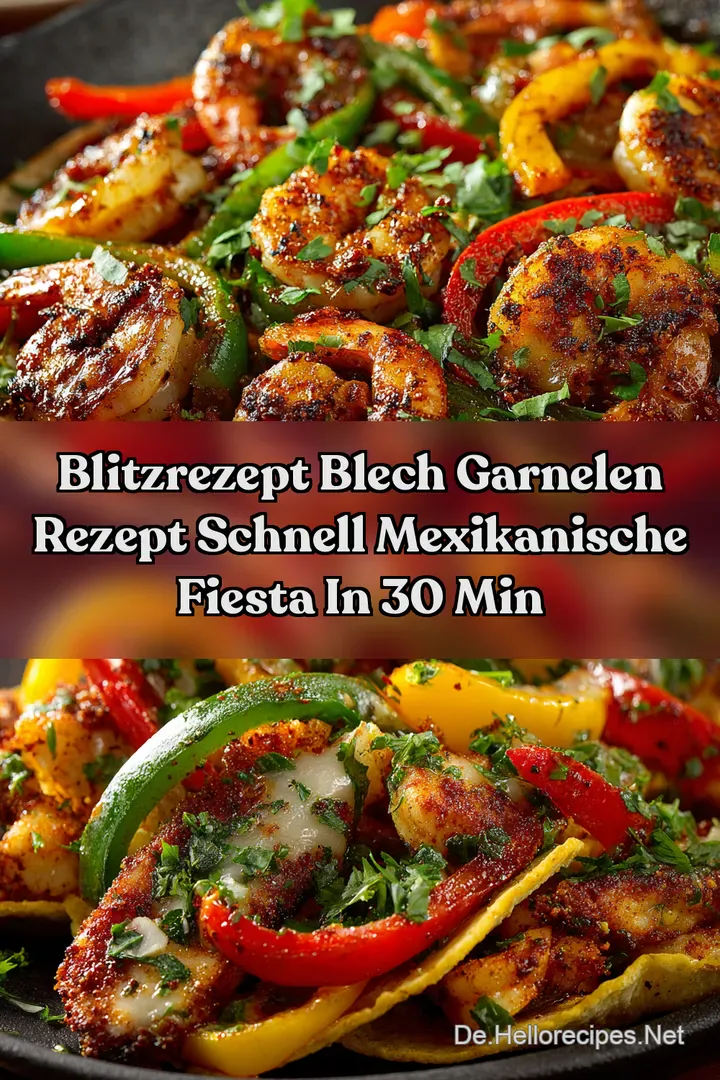 Blitzrezept Blech Garnelen Rezept Schnell Mexikanische Fiesta in 30 Min