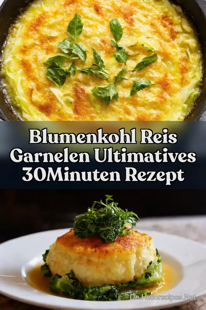 Blumenkohl Reis Garnelen Ultimatives 30Minuten Rezept