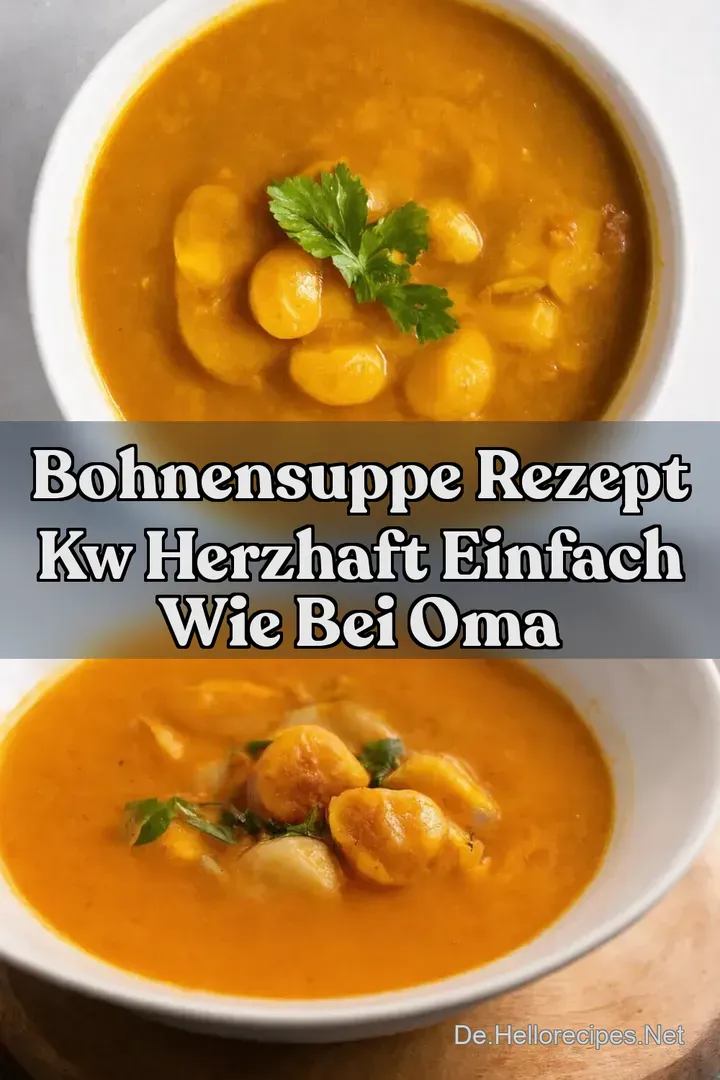 Bohnensuppe Rezept kw Herzhaft Einfach wie bei Oma