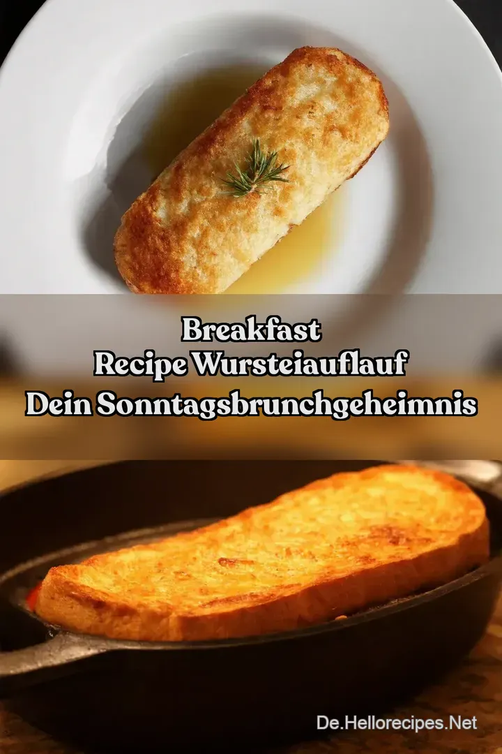 Breakfast Recipe WurstEiAuflauf Dein SonntagsbrunchGeheimnis