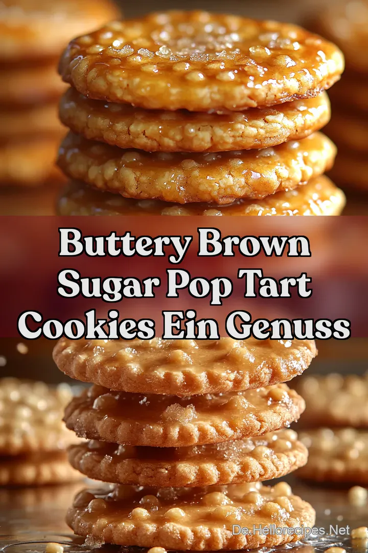 Buttery Brown Sugar Pop Tart Cookies Ein Genuss