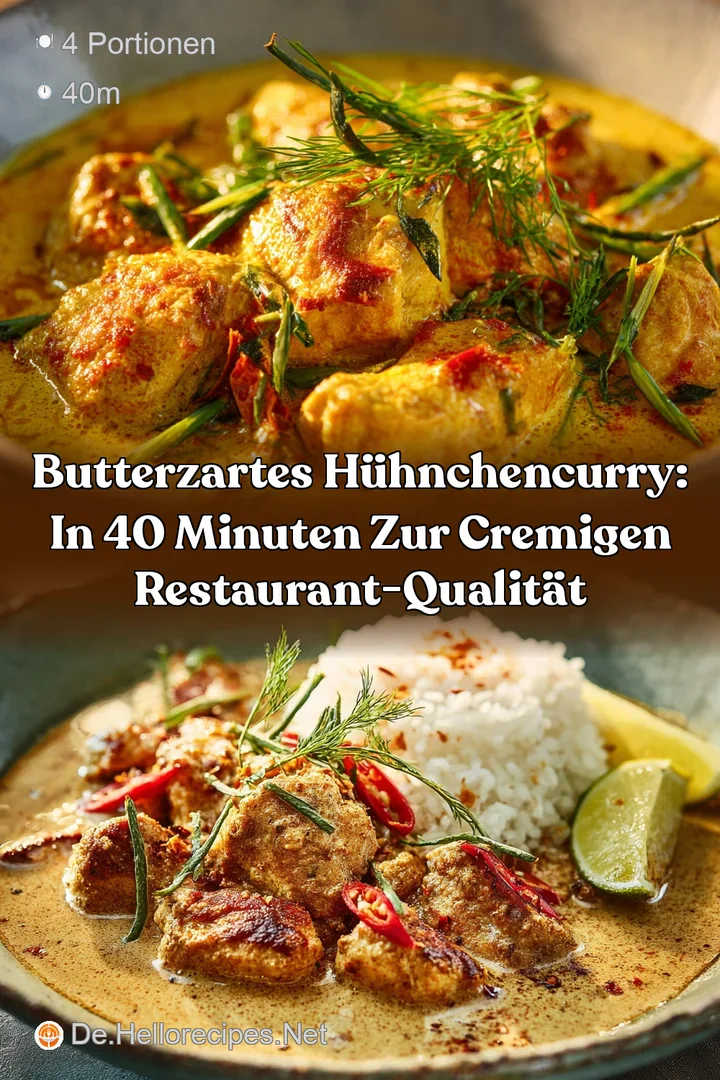 Butterzartes H&uuml;hnchenCurry: In 40 Minuten zur cremigen Restaurant-Qualit&auml;t