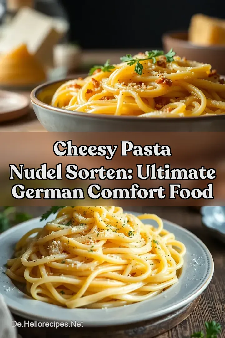 Cheesy Pasta Nudel Sorten: Ultimate German Comfort Food