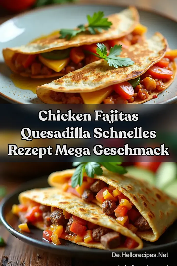 Chicken Fajitas Quesadilla Schnelles Rezept Mega Geschmack