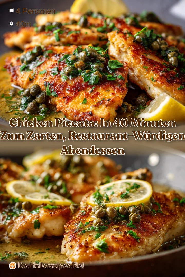 Chicken Piccata: In 40 Minuten zum zarten restaurant-w&uuml;rdigen Abendessen