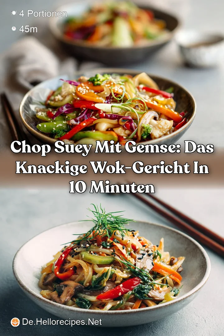 Chop Suey mit Gemse: Das knackige Wok-Gericht in 10 Minuten