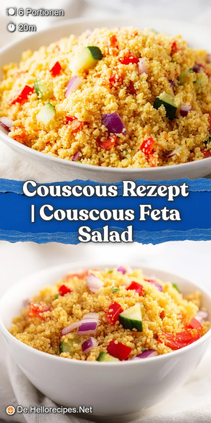 Nahaufnahme von dampfendem, lockerem Couscous mit gl&auml;nzenden Oliven&ouml;l-Tropfen und fein gew&uuml;rfeltem buntem Gem&uuml;se.