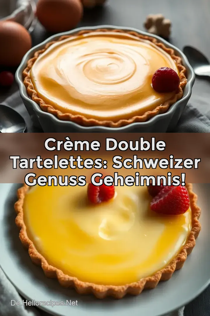 Crème Double Tartelettes: Schweizer Genuss Geheimnis!