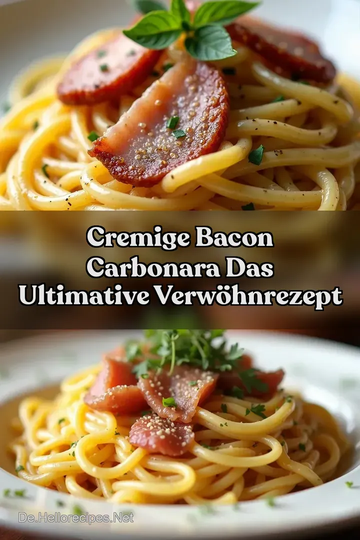 Cremige Bacon Carbonara Das Ultimative Verw&ouml;hnrezept