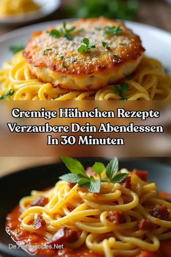 Cremige H&auml;hnchen Rezepte Verzaubere dein Abendessen in 30 Minuten