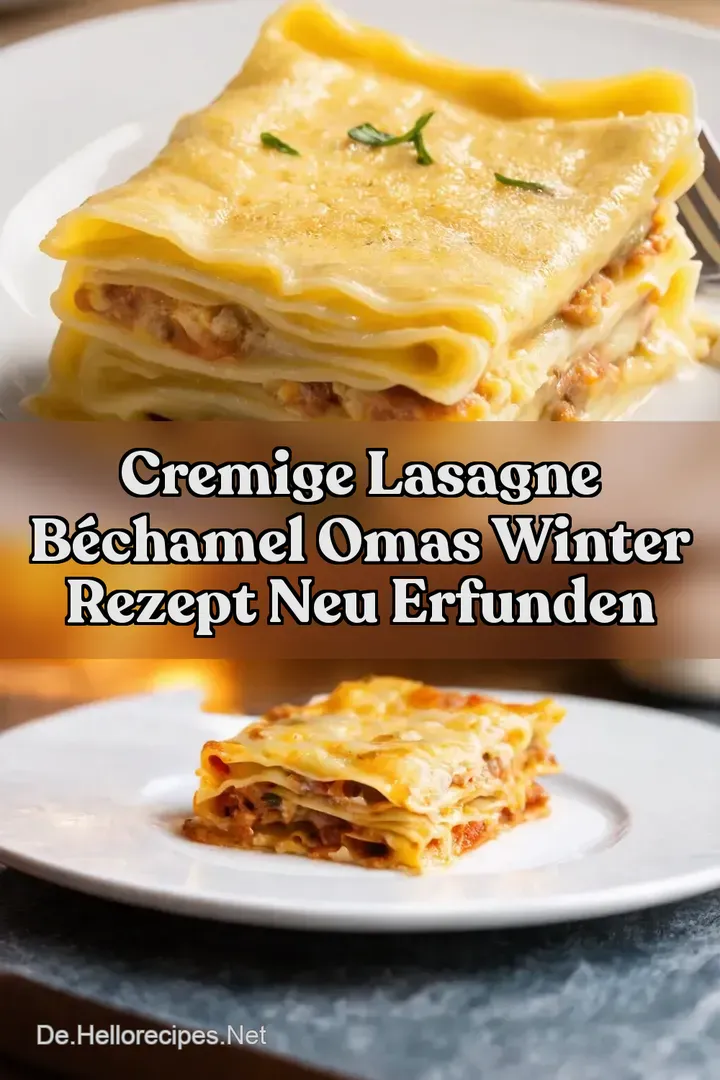 Cremige Lasagne B&eacute;chamel Omas Winter Rezept Neu Erfunden