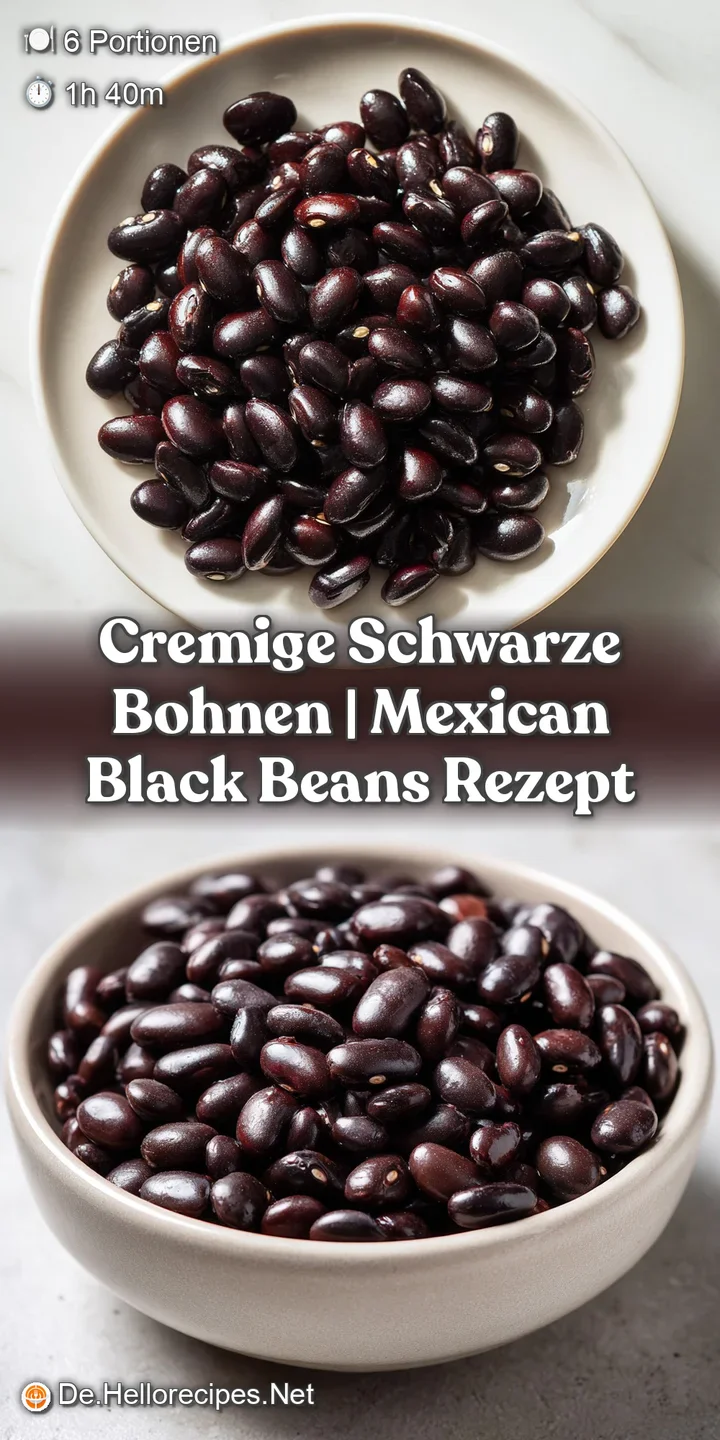 Close-up of tender black beans glistening with a savory sauce, a sprinkle of red onion adding a pop of color.
