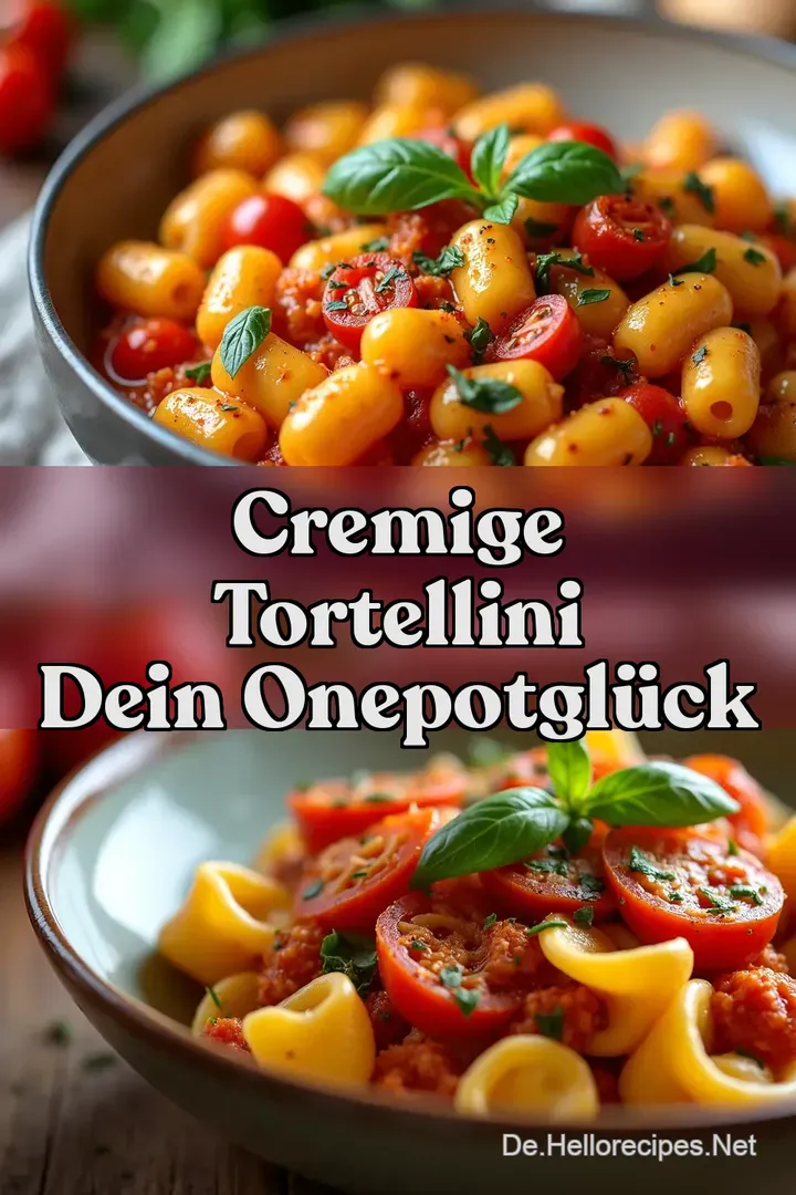 Cremige Tortellini Dein OnePotGl&uuml;ck