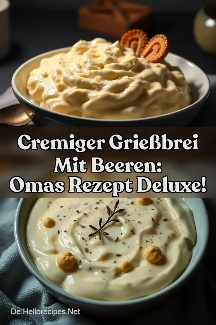 Cremiger Grießbrei mit Beeren: Omas Rezept Deluxe!