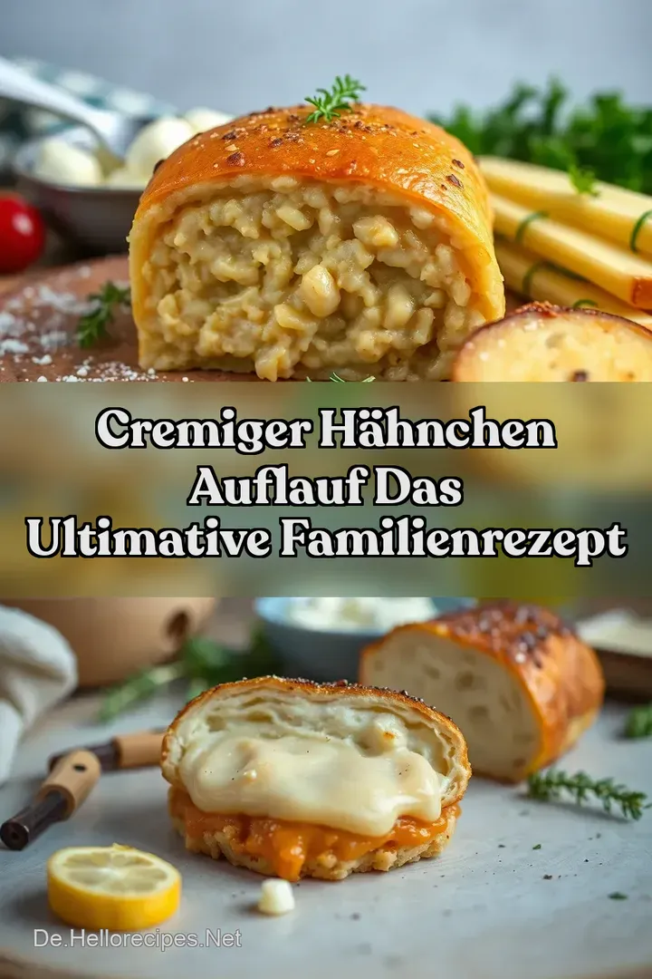 Cremiger H&auml;hnchen Auflauf Das ultimative Familienrezept