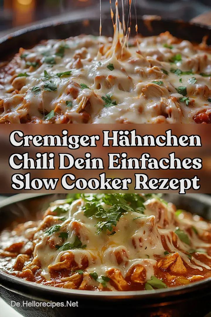 Cremiger Hähnchen Chili Dein Einfaches Slow Cooker Rezept