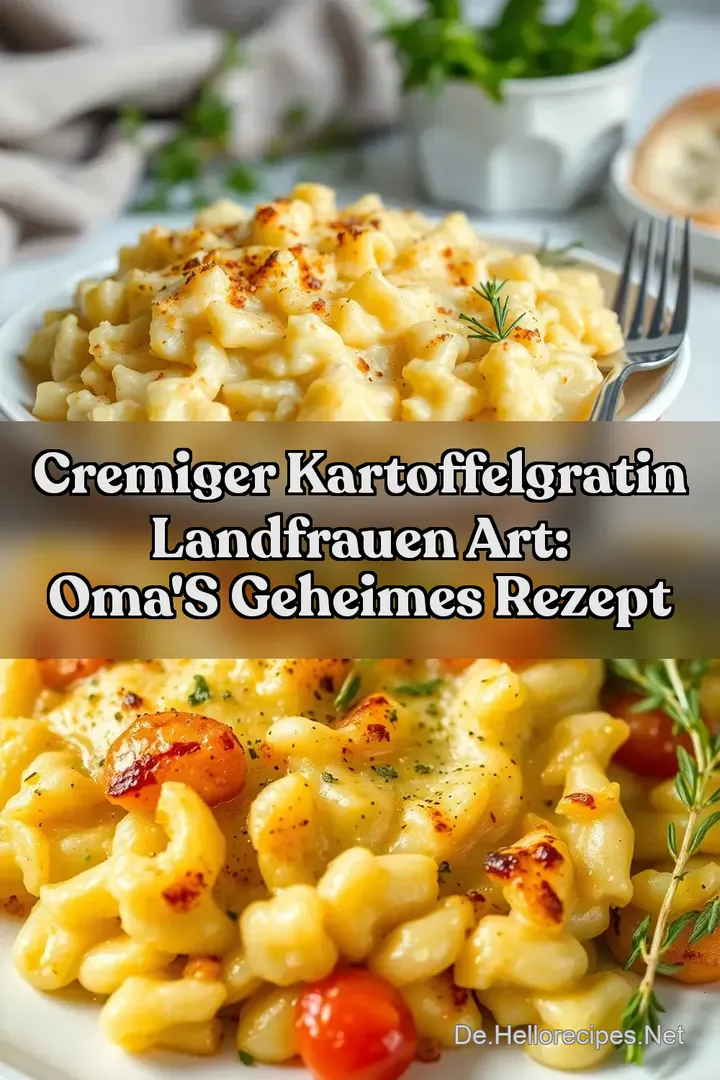 Cremiger Kartoffelgratin Landfrauen Art: Oma&#039 s Geheimes Rezept