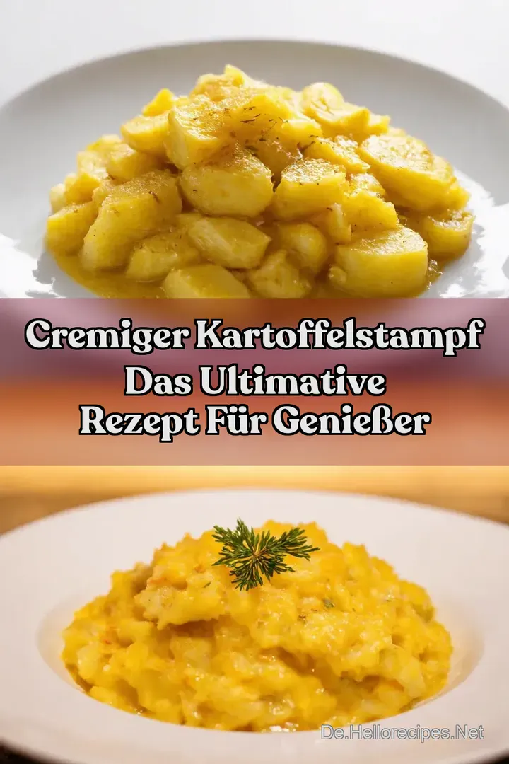 Cremiger Kartoffelstampf Das Ultimative Rezept für Genießer