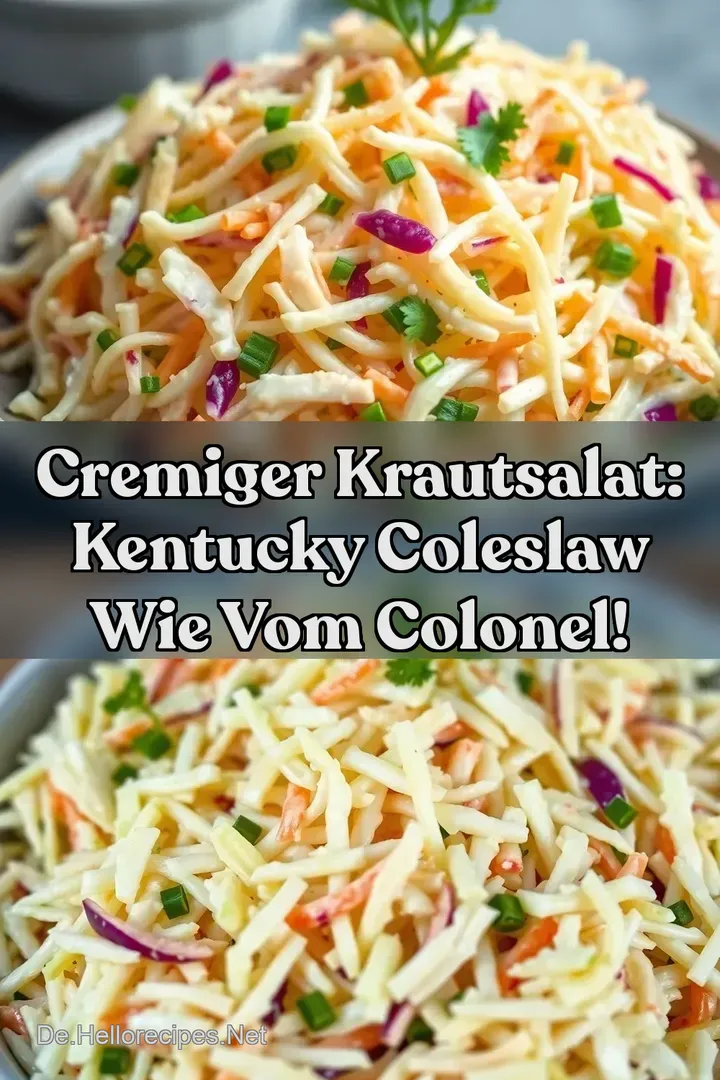 Cremiger Krautsalat: Kentucky Coleslaw wie vom Colonel!