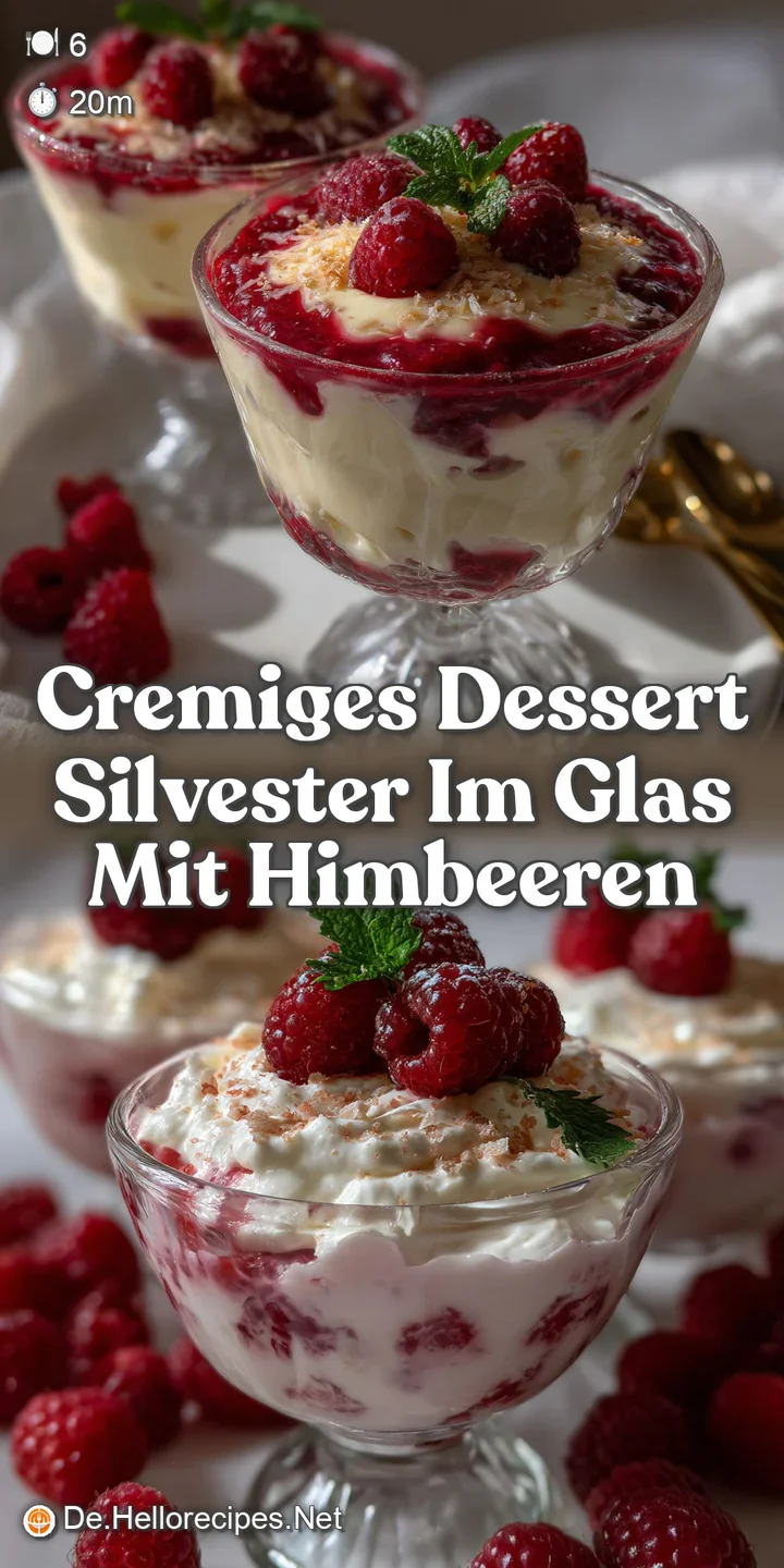 Close-up of a creamy, layered dessert with juicy berries glistening, hinting at a smooth, cool texture perfect for any cel...