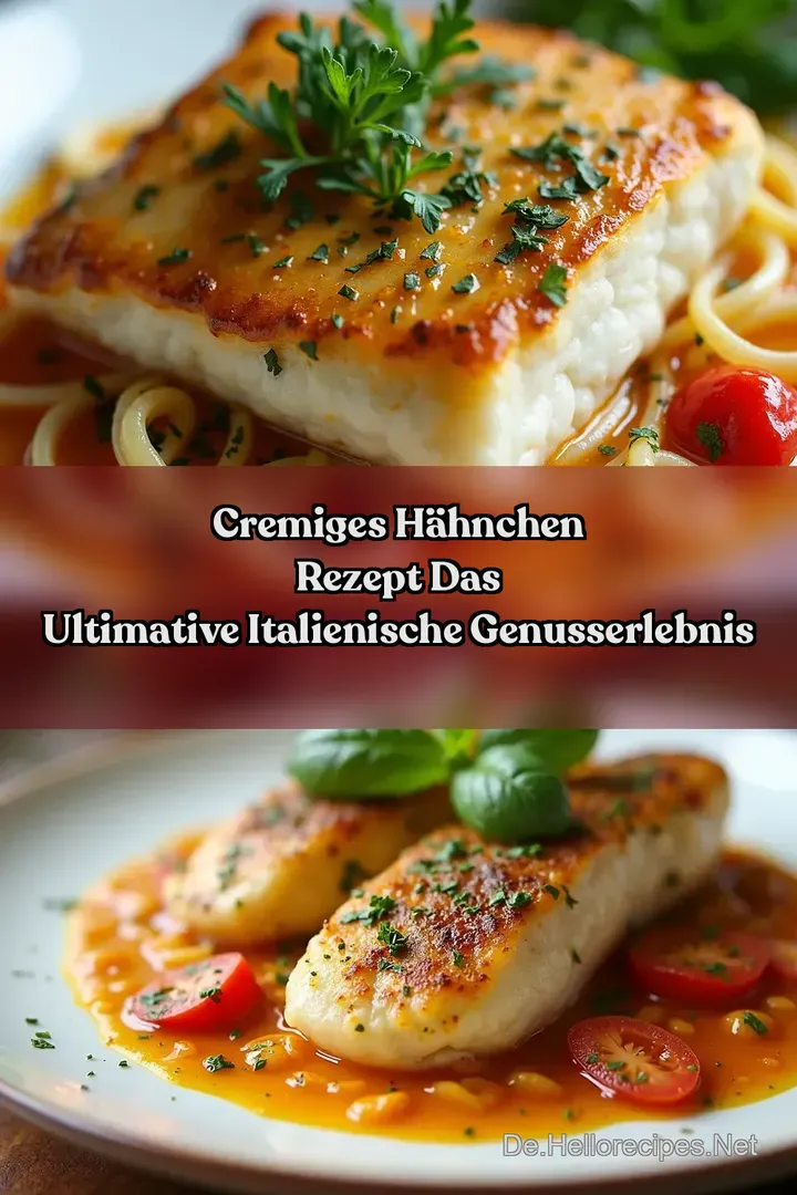 Cremiges H&auml;hnchen Rezept Das ultimative italienische Genusserlebnis