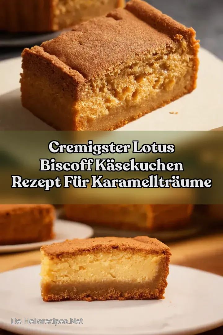 Cremigster Lotus Biscoff K&auml;sekuchen Rezept f&uuml;r KaramellTr&auml;ume